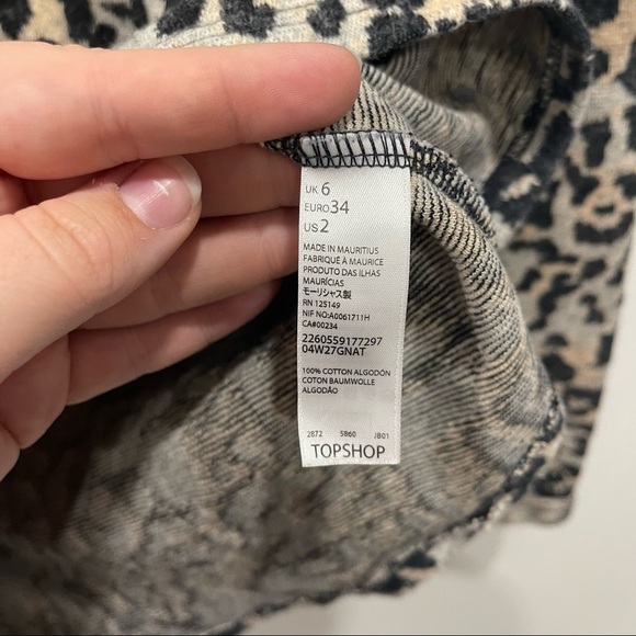 Topshop Brushed Leopard Print Sweater - Picture 8 of 10